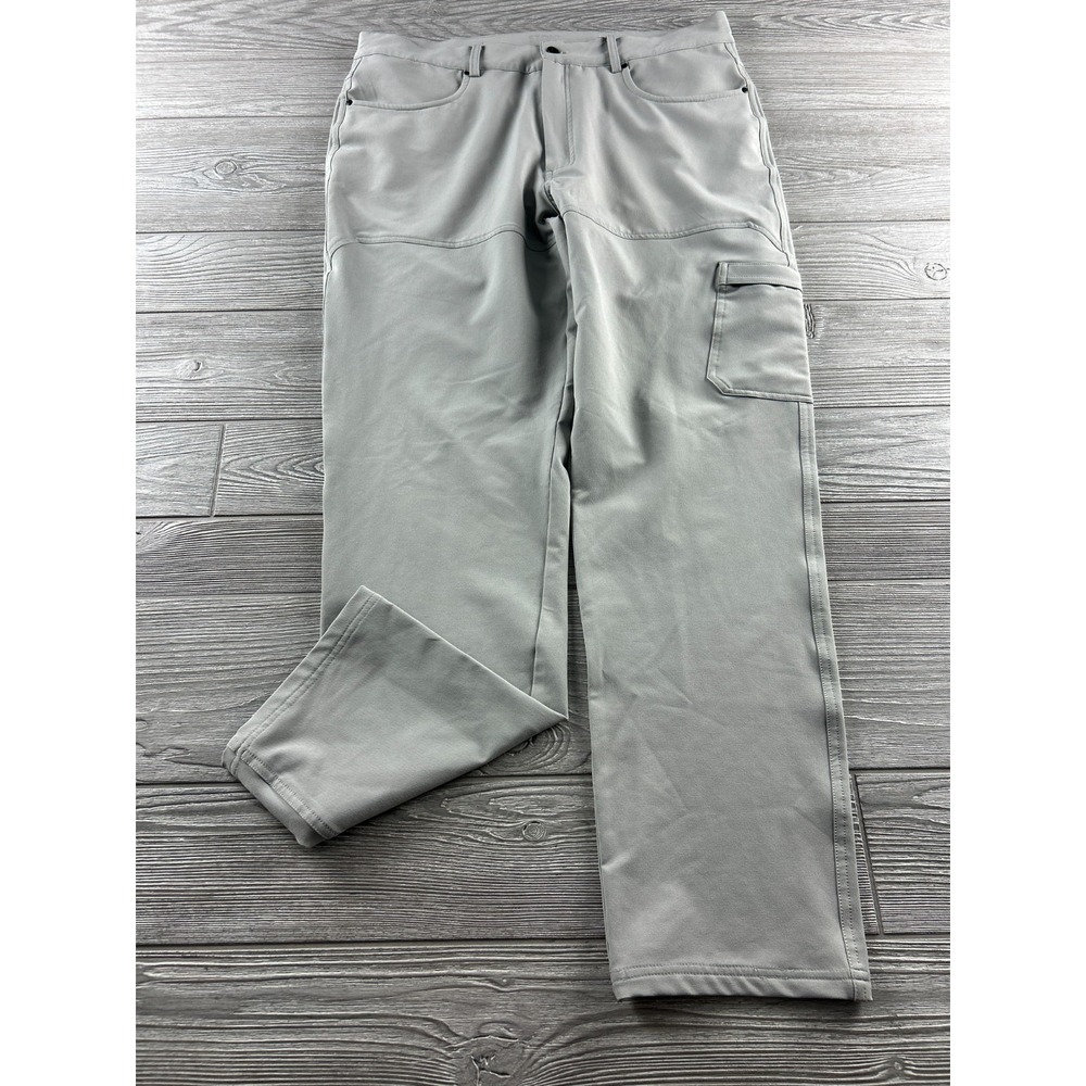 STOIC Men's Straight Leg Chino Pants Size 34 Cargo Pocket Casual